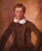 Ferdinand von Rayski Portrat des Hans Haubold Graf von Einsiedel oil painting on canvas